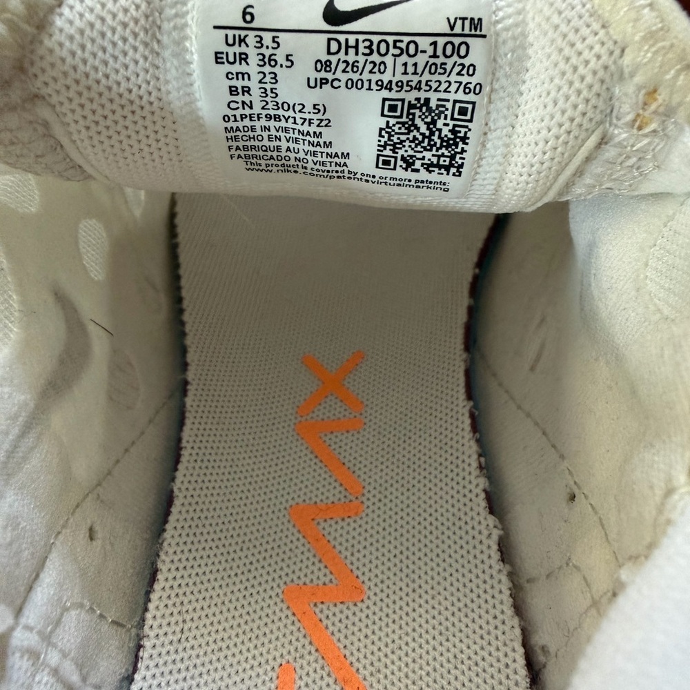 Nike Air Max 270 Cream and Tan Sneakers - Picture 6 of 7